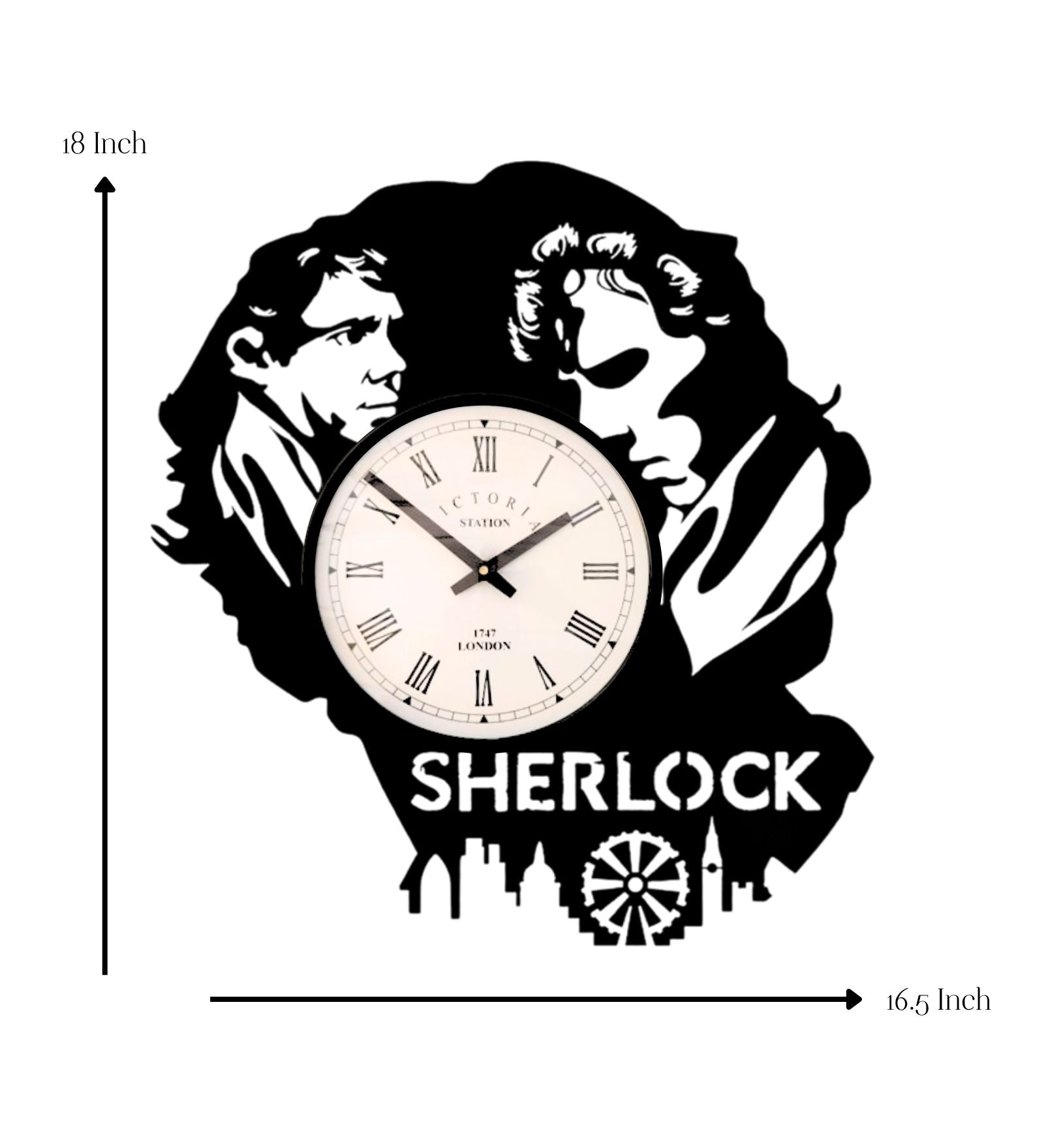 Sherlock Wall Clock