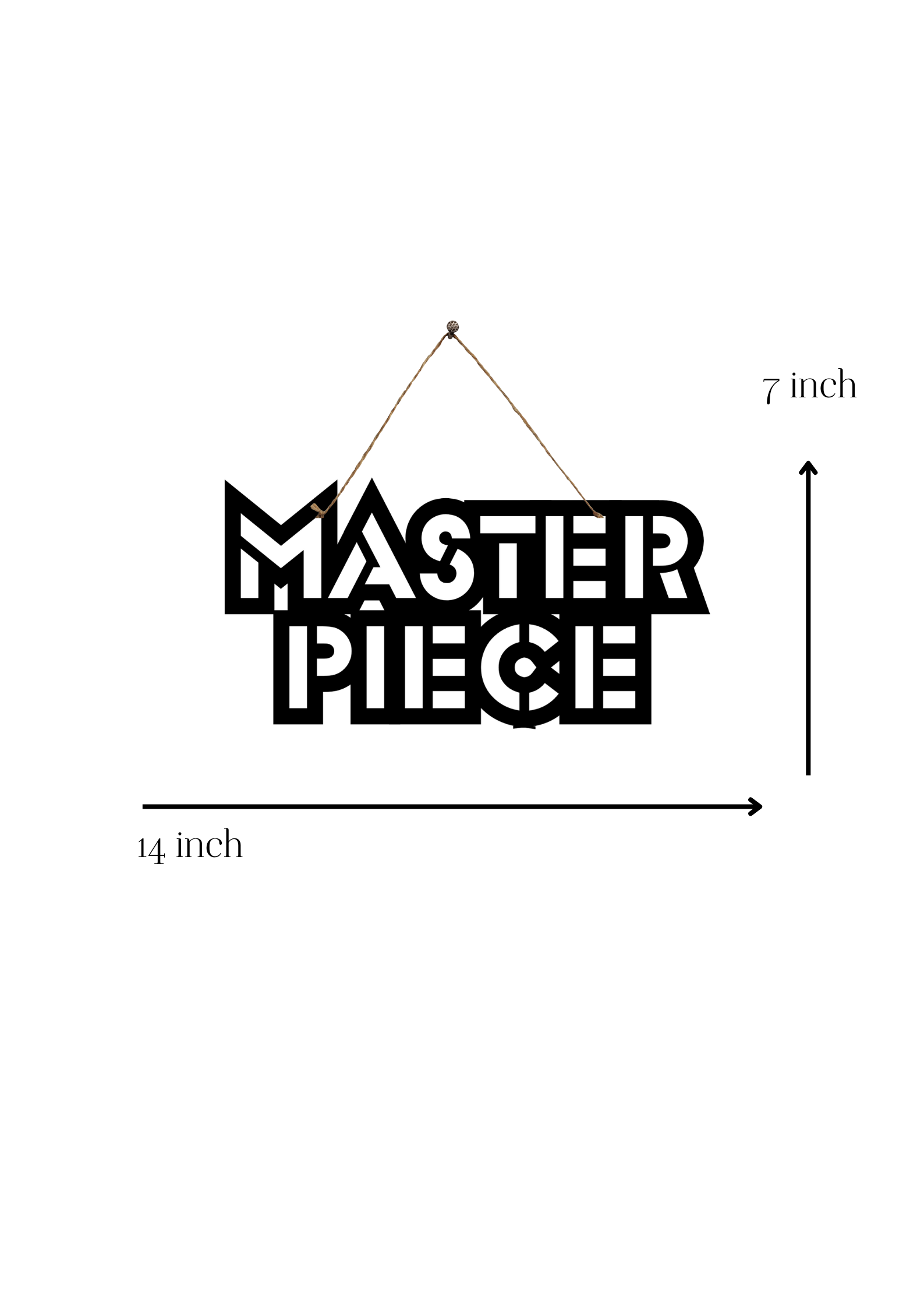 Masterpiece Metal Hanging