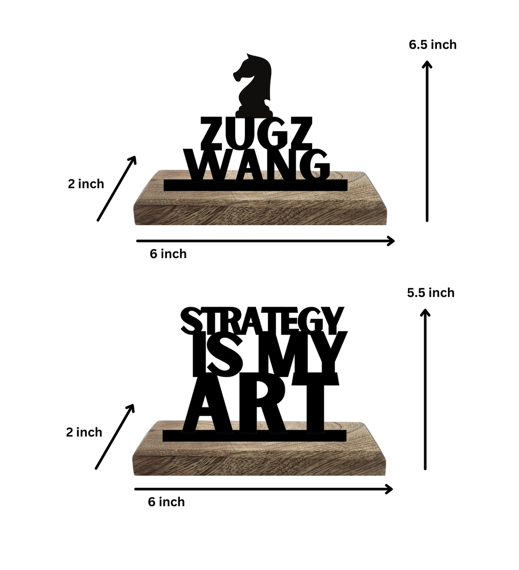 Zugzwang Set of 2 Table Décor