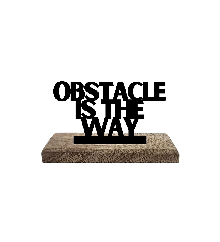 Stoic Virtues & Resilience Set of 2 Table Décor