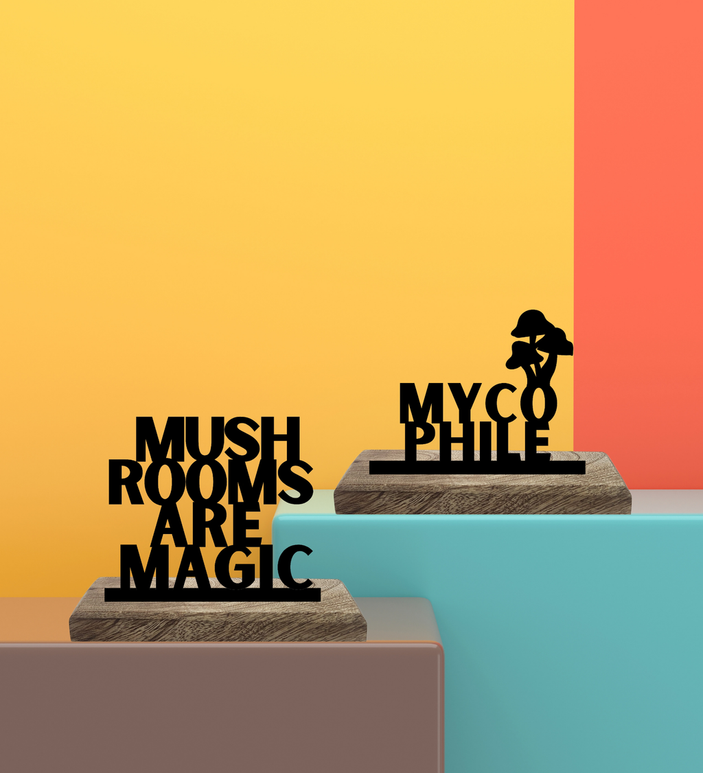 Mucophile Set of 2 Table Décor