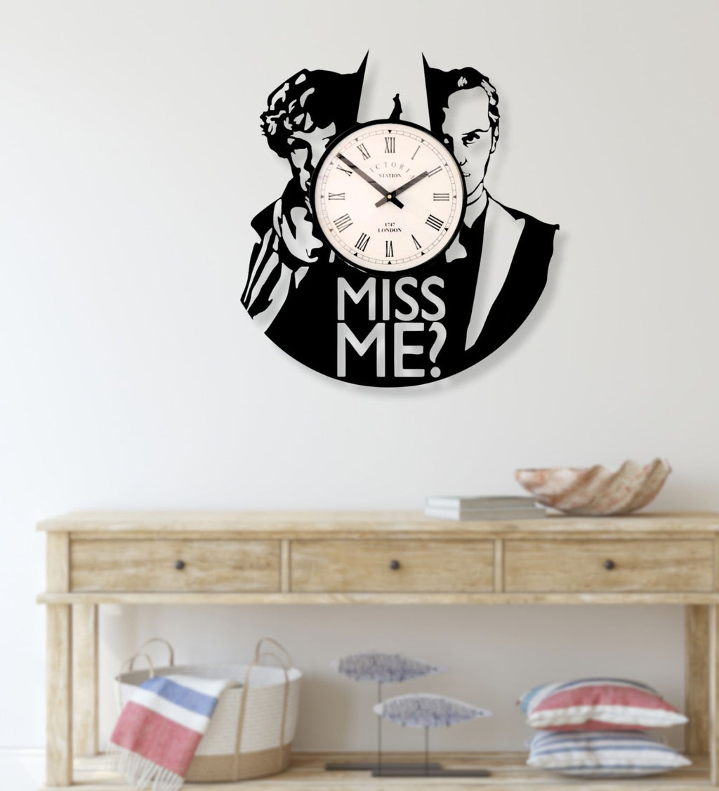 Sherlock and Moriarty Wall Clock