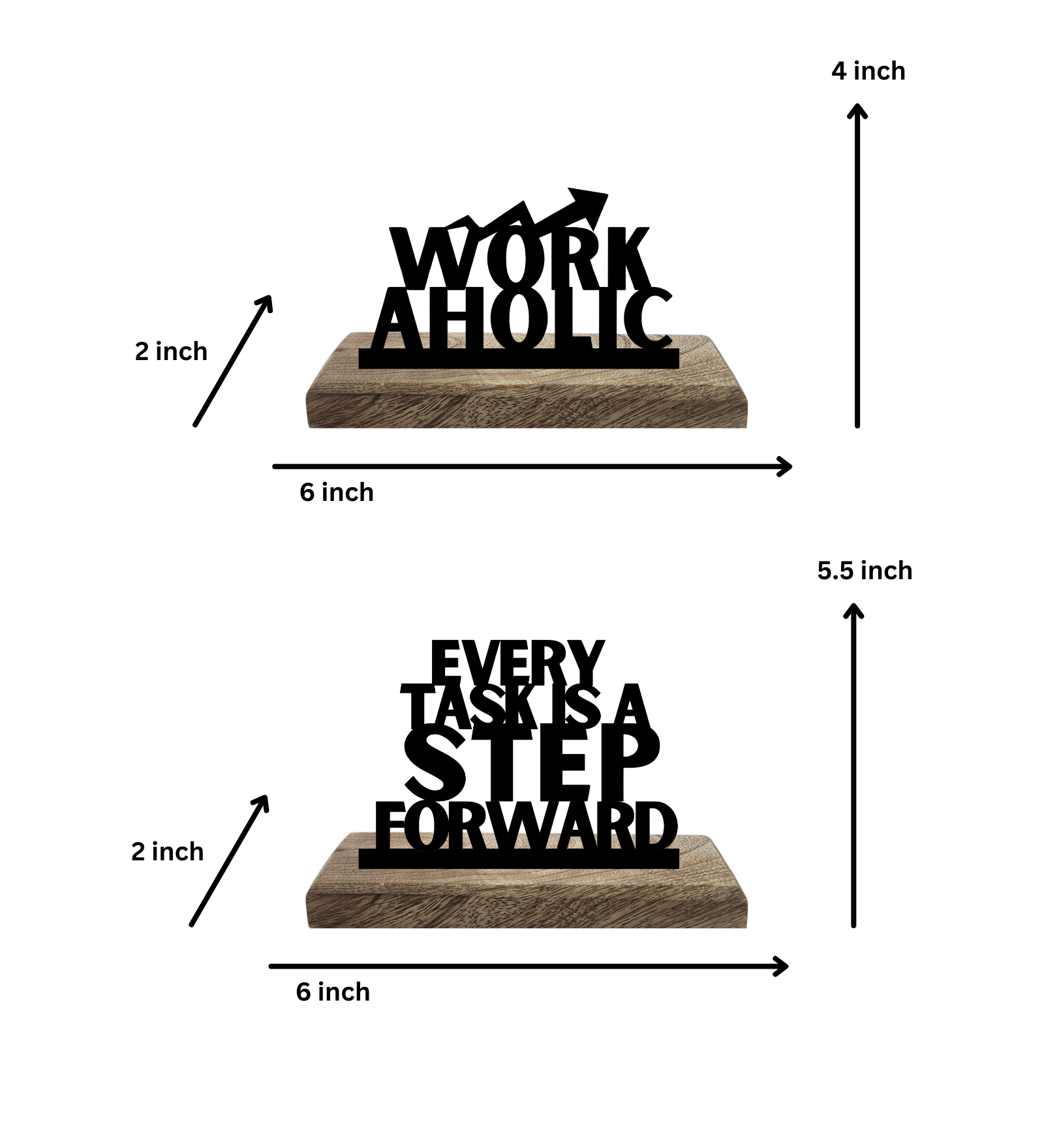 Work-a-holic Set of 2 Table Décor