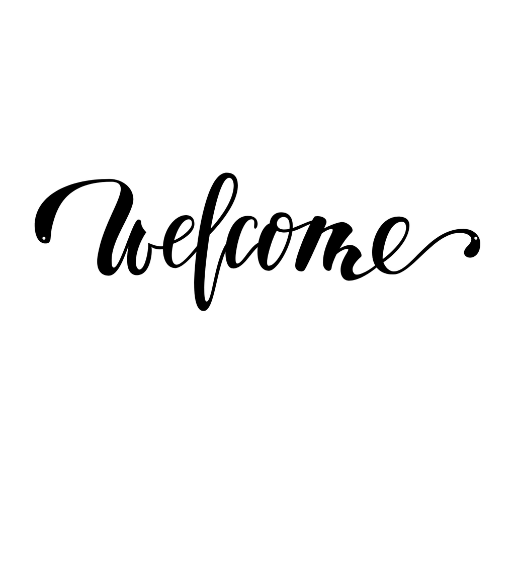 Welcome Metal Hanging