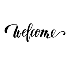 Welcome Metal Hanging