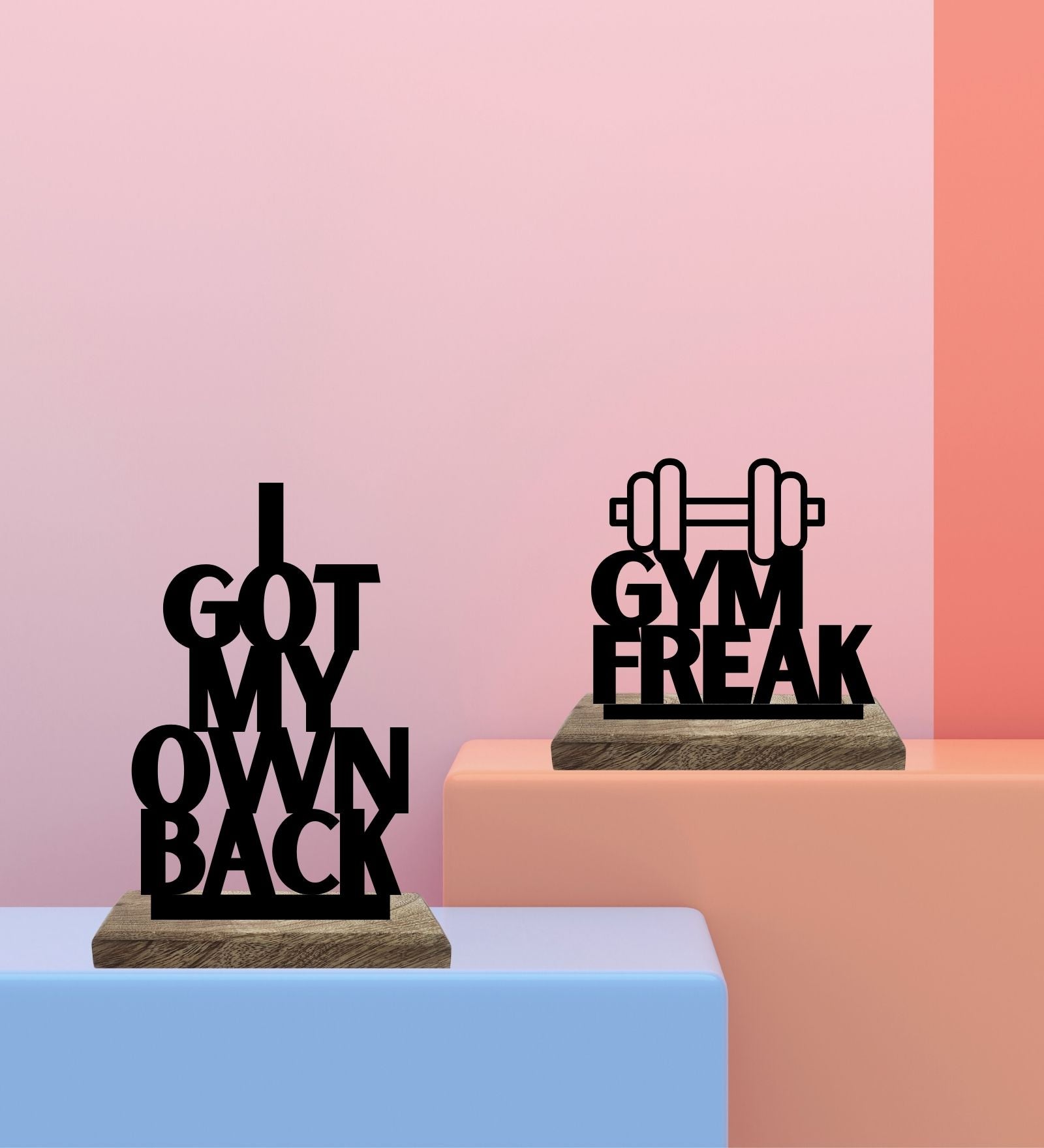 Fit & Independent Set of 2 Table Décor