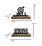 INTJ Myers Briggs Set of 2 Table Décor