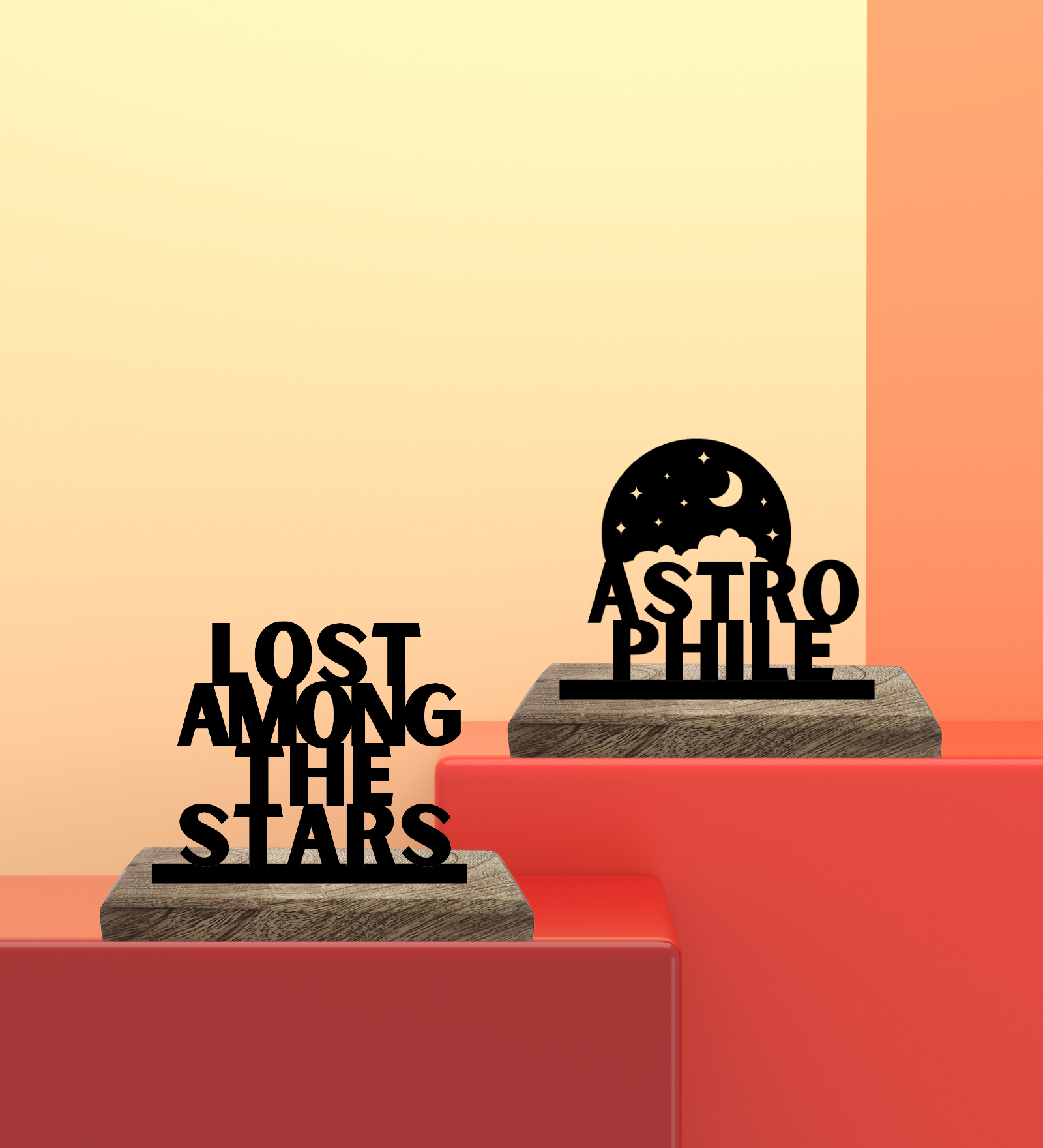 Astrophile Set of 2 Table Décor