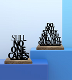 Silent Disregard Set of 2 Table Décor
