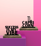 Capricorn Sun Sign Set of 2 Table Décor