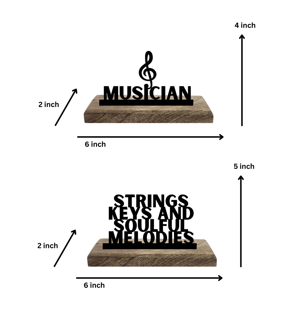 Musician Set of 2 Table Décor