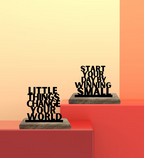Success Starts Small Set of 2 Table Décor