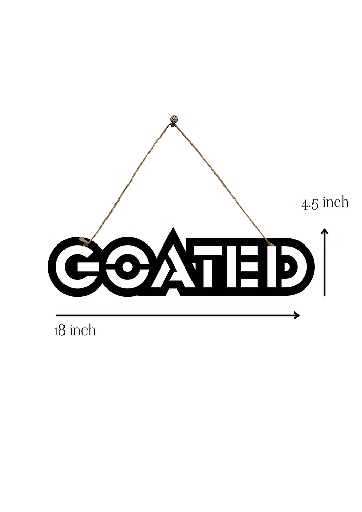 Goated Metal Hanging
