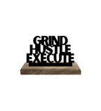 Strong Mind, Bold Execution Set of 2 Table Décor