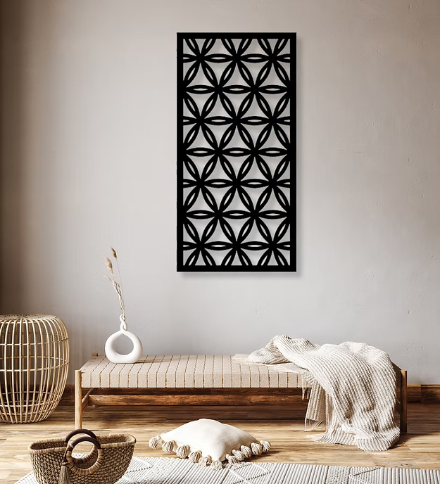Rectangular Creative Pattern Panel