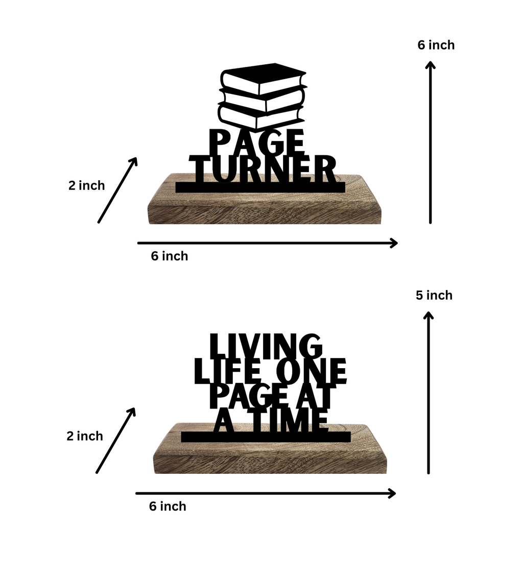 Page Turner Set of 2 Table Décor