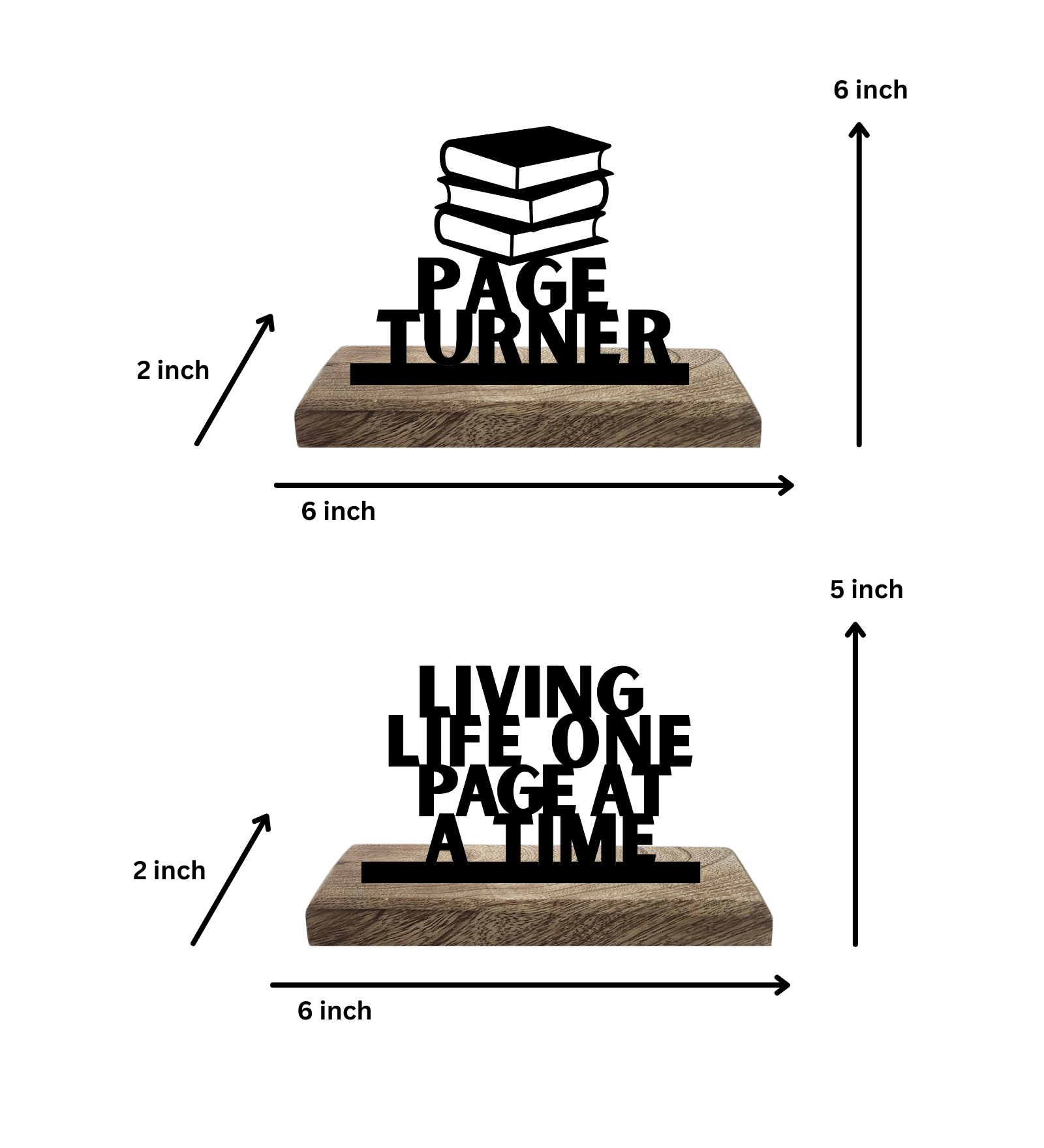 Page Turner Set of 2 Table Décor