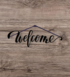 Welcome Metal Hanging