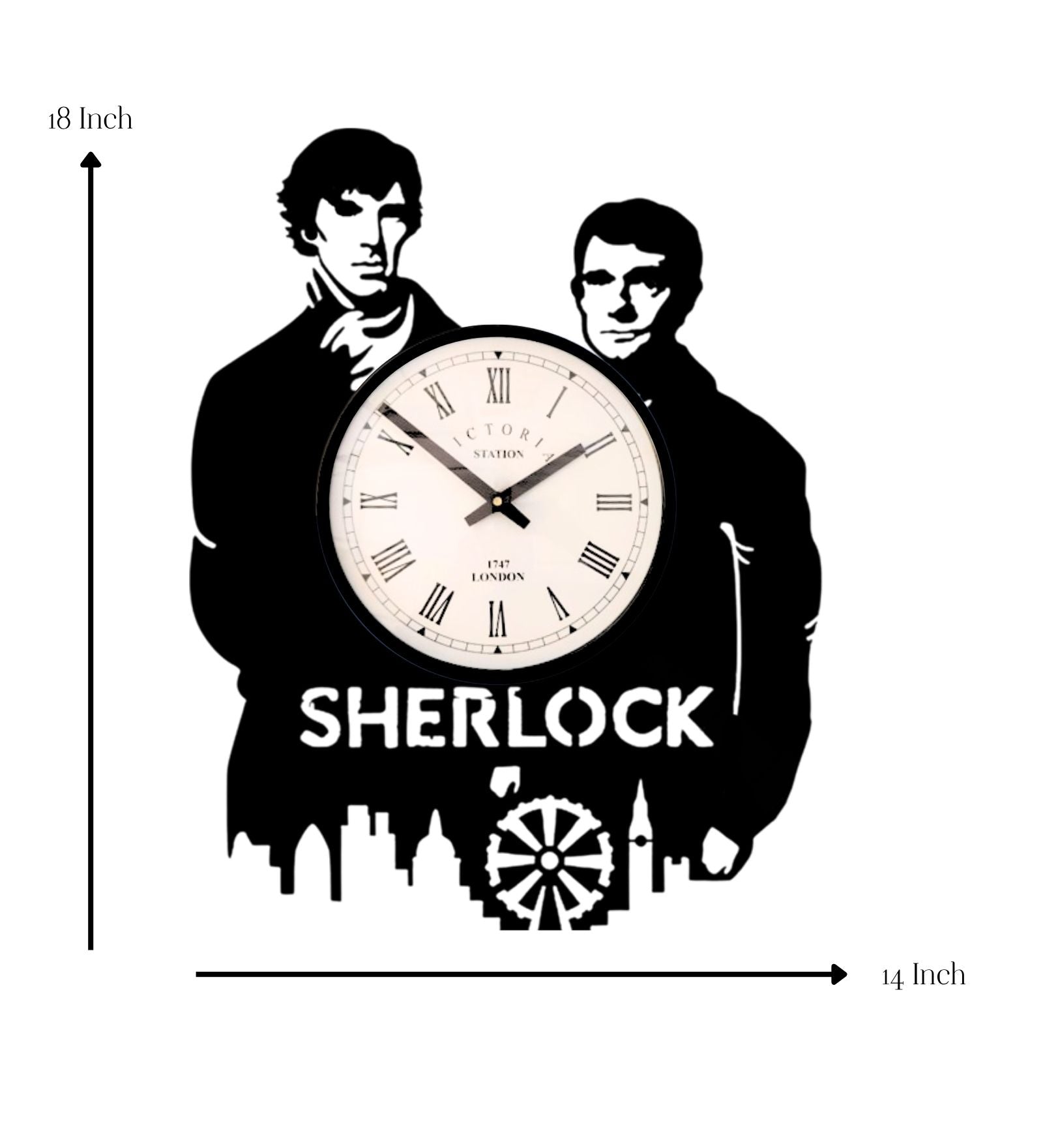 Sherlock Wall Clock
