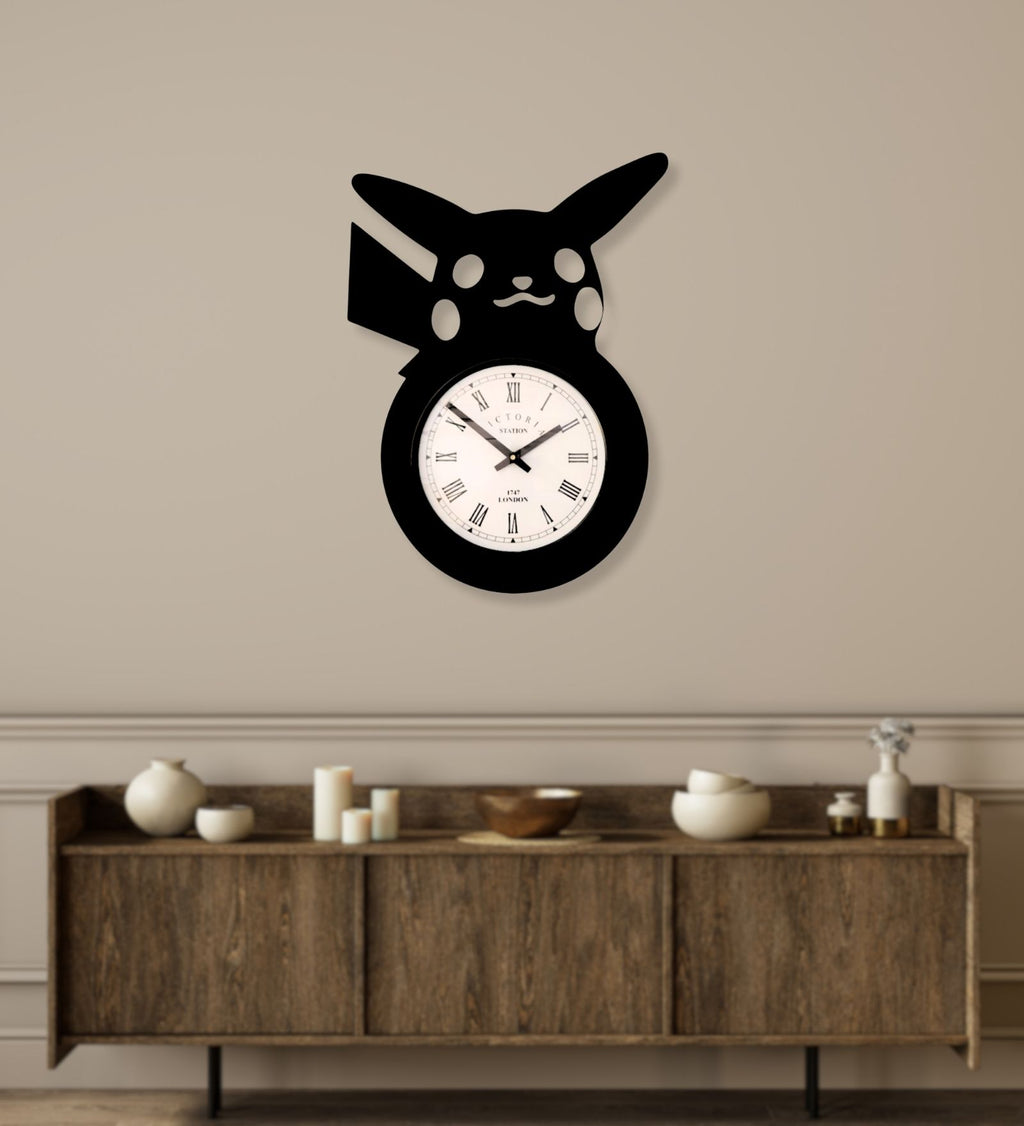 Pikachu Pokemon Wall Clock