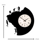 Rock Climber Wall Clock