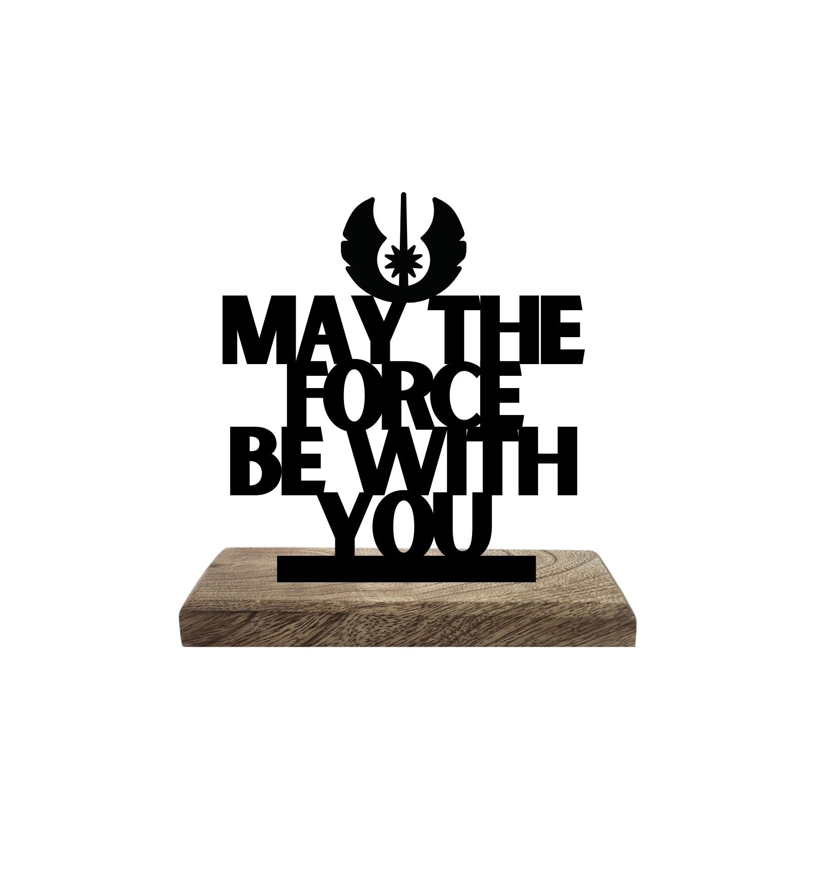 Guided by Force, Driven by Choice Set of 2 Table Décor