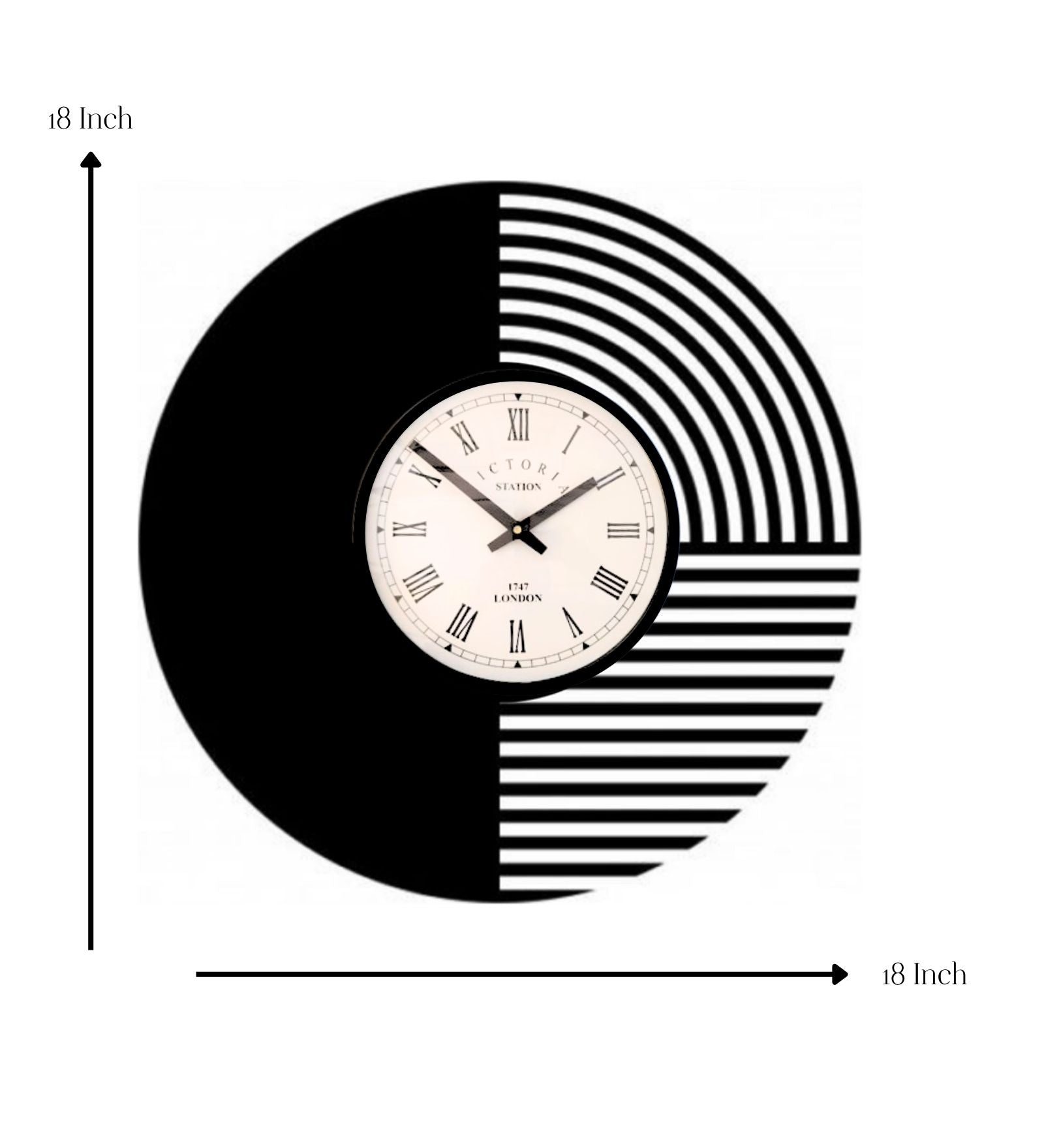 Bauhaus Wall Clock