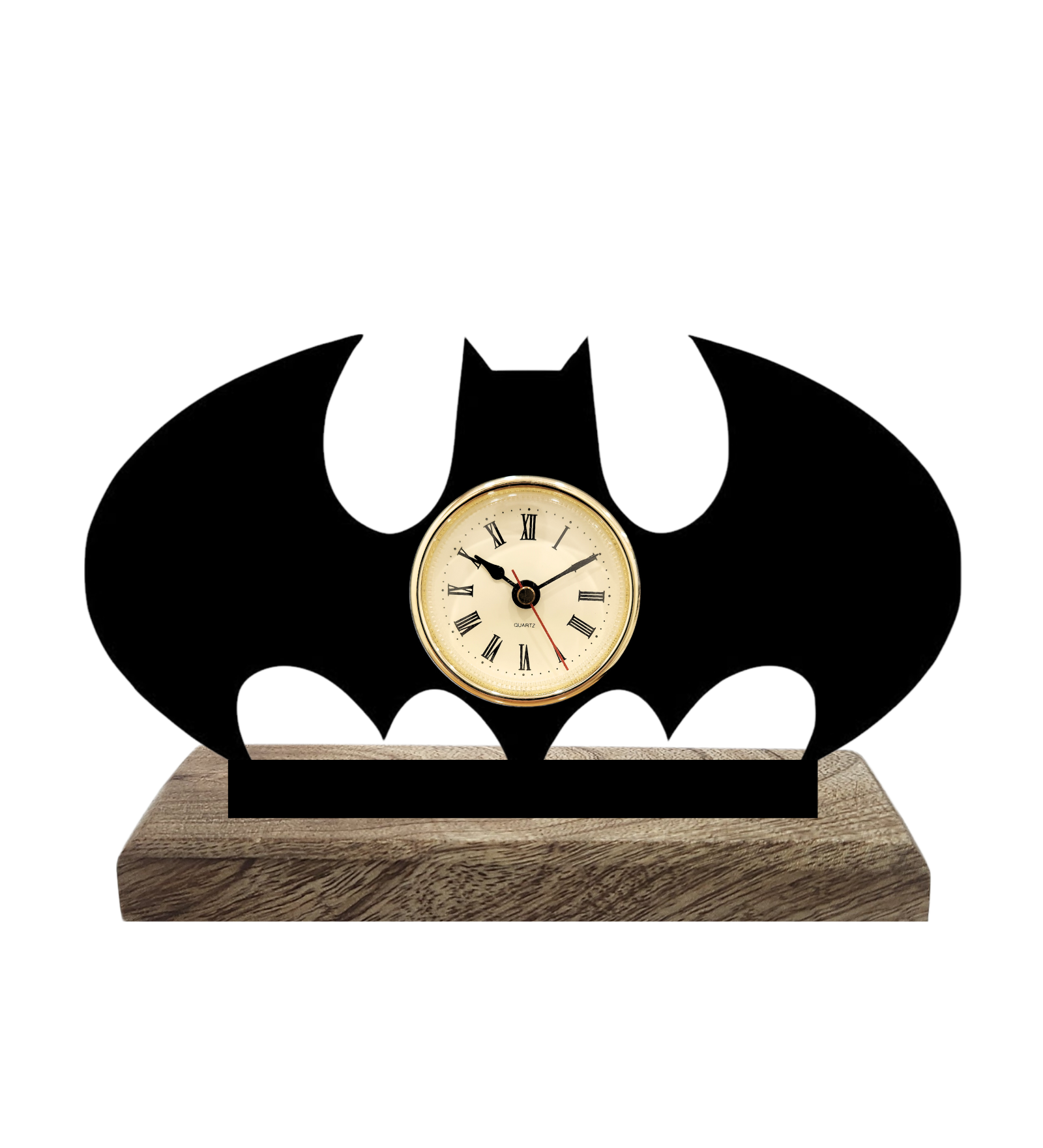 Batman Black Table Clock