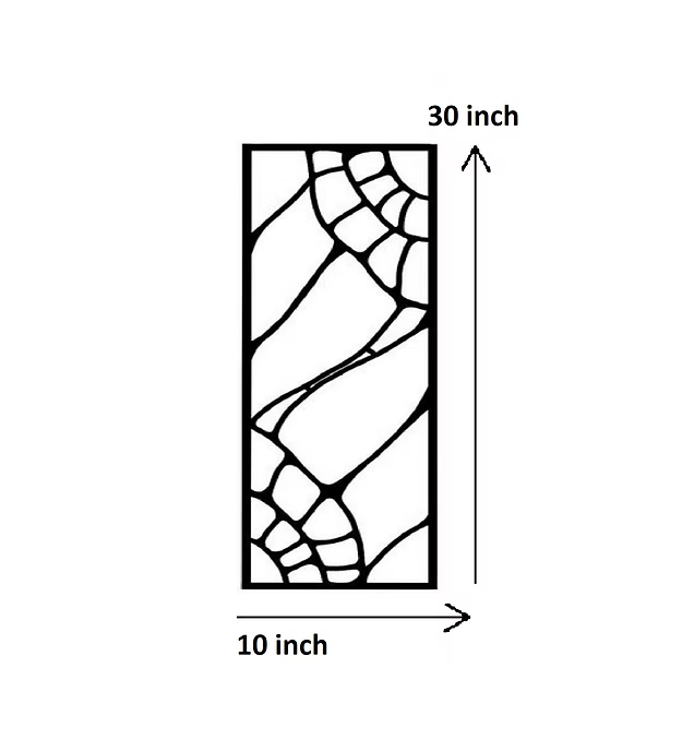 Rectangular Creative Pattern Panel