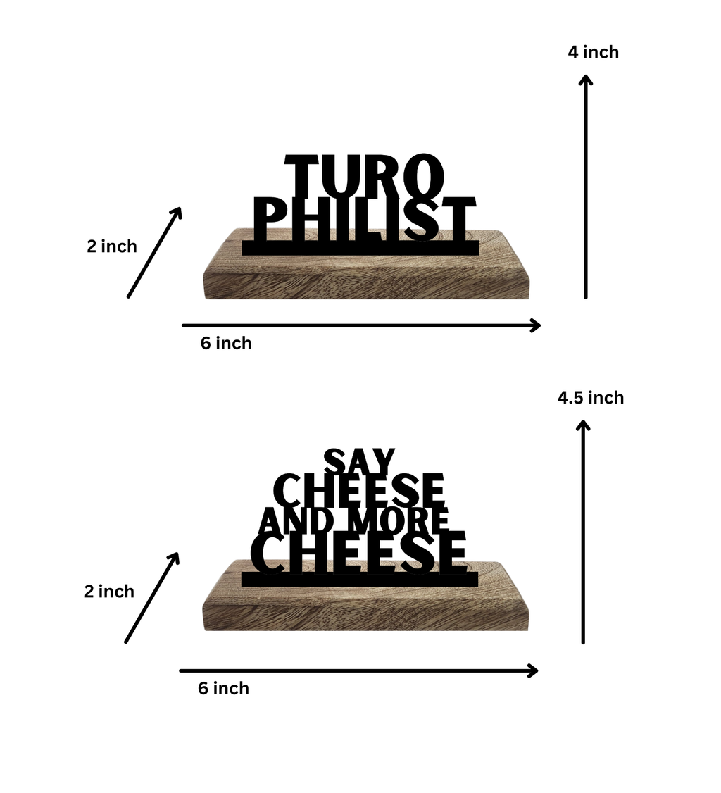 Turophile Set of 2 Table Décor