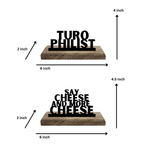 Turophile Set of 2 Table Décor