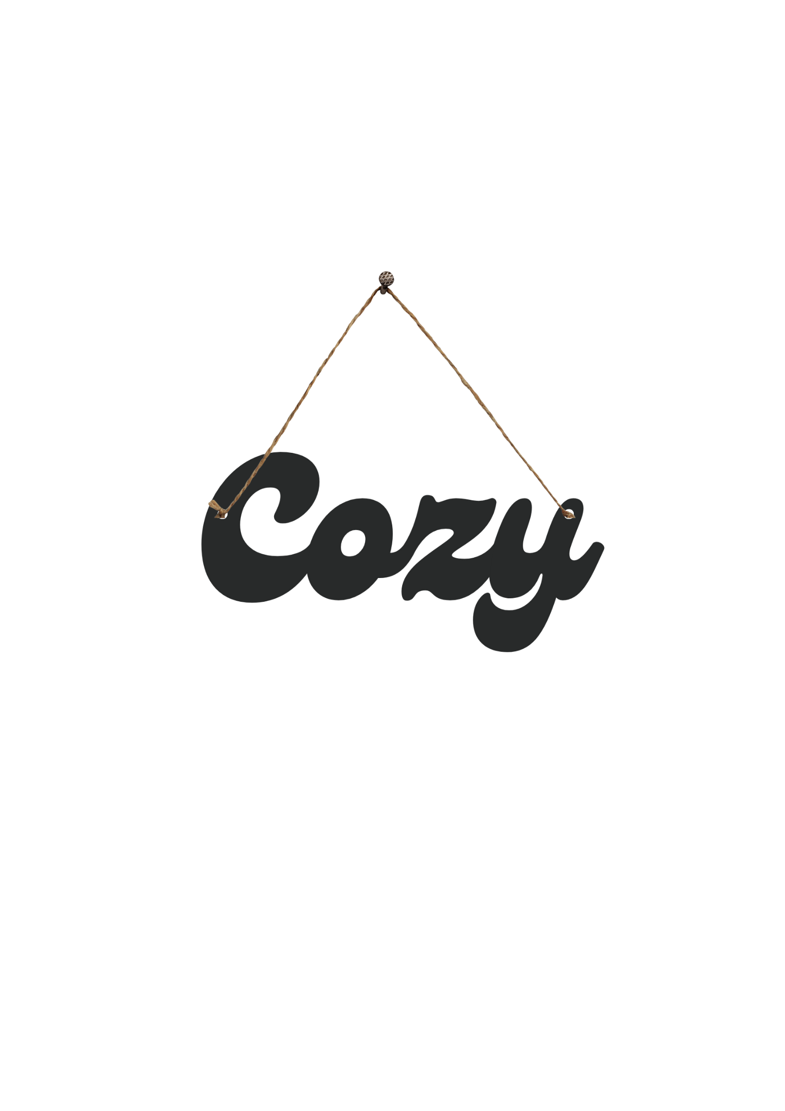 Cozy Metal Hanging