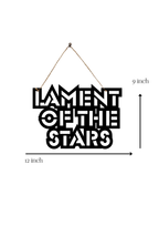 Lament of the Stars Metal Hanging