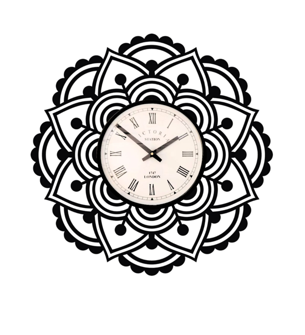 Mandala Wall Clock