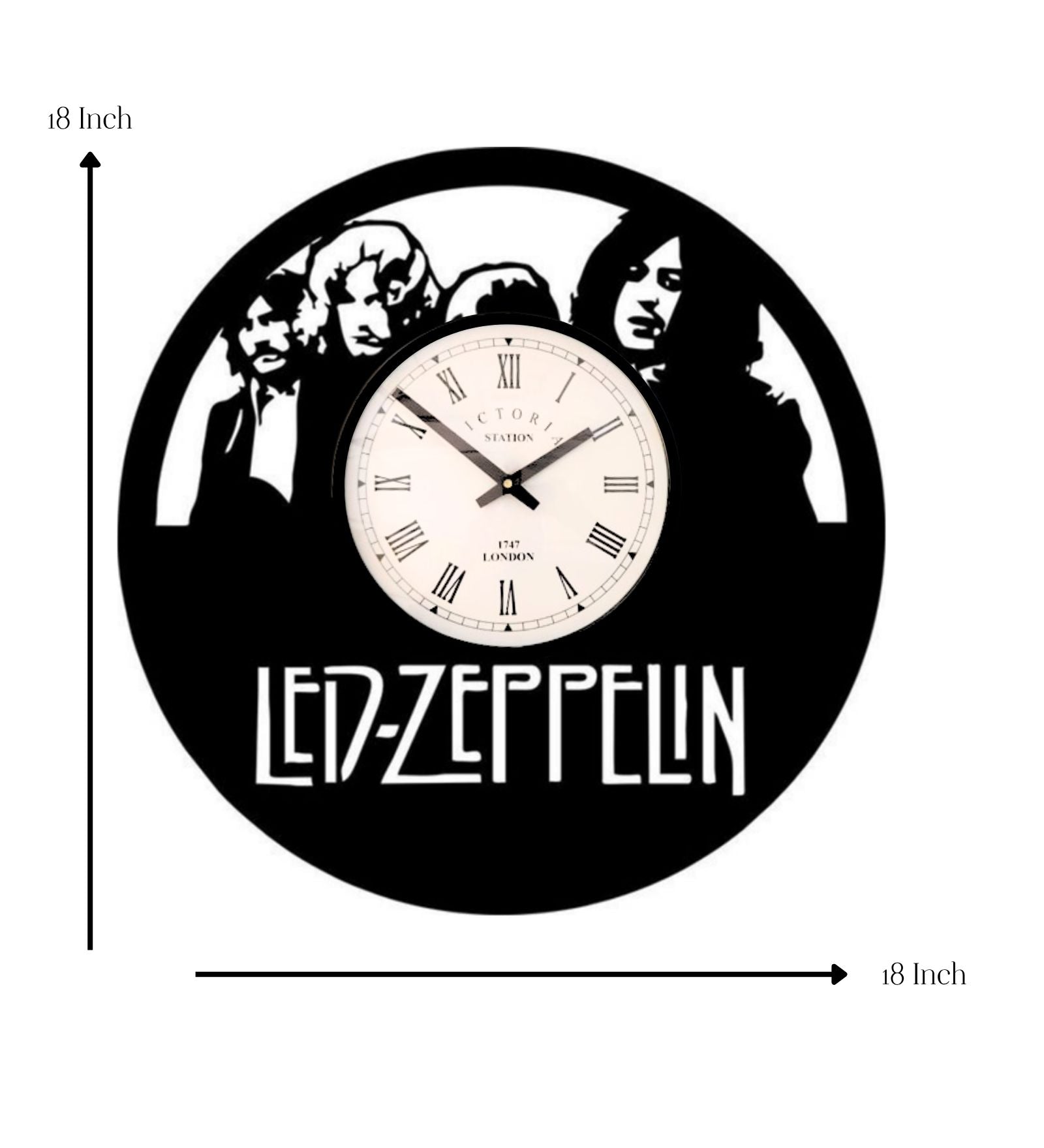 Led Zepplin Wall Clock