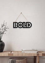 Bold Metal Hanging