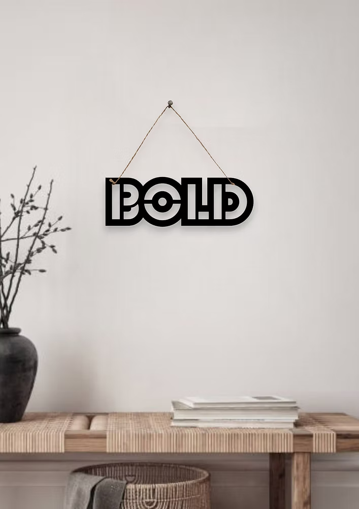 Bold Metal Hanging
