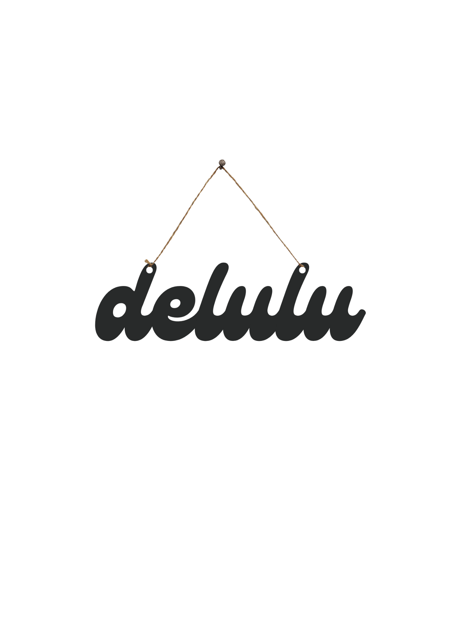 Delulu Metal Hanging