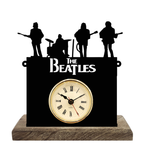 The Beatles Black Table Clock