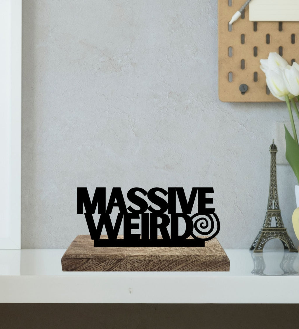 Eccentric & Adorable Psycho-Chic Set of 2 Table Décor