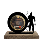 Shri Ram Black Table Clock