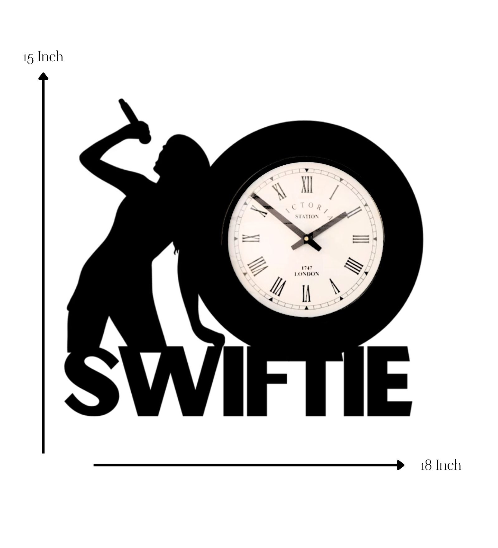 Taylor Swift Swiftie Wall Clock