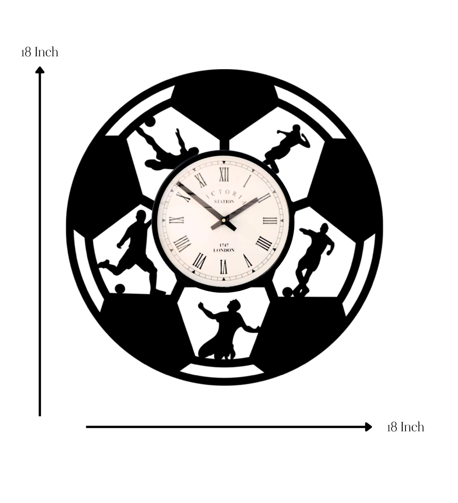 Football Wall Clock