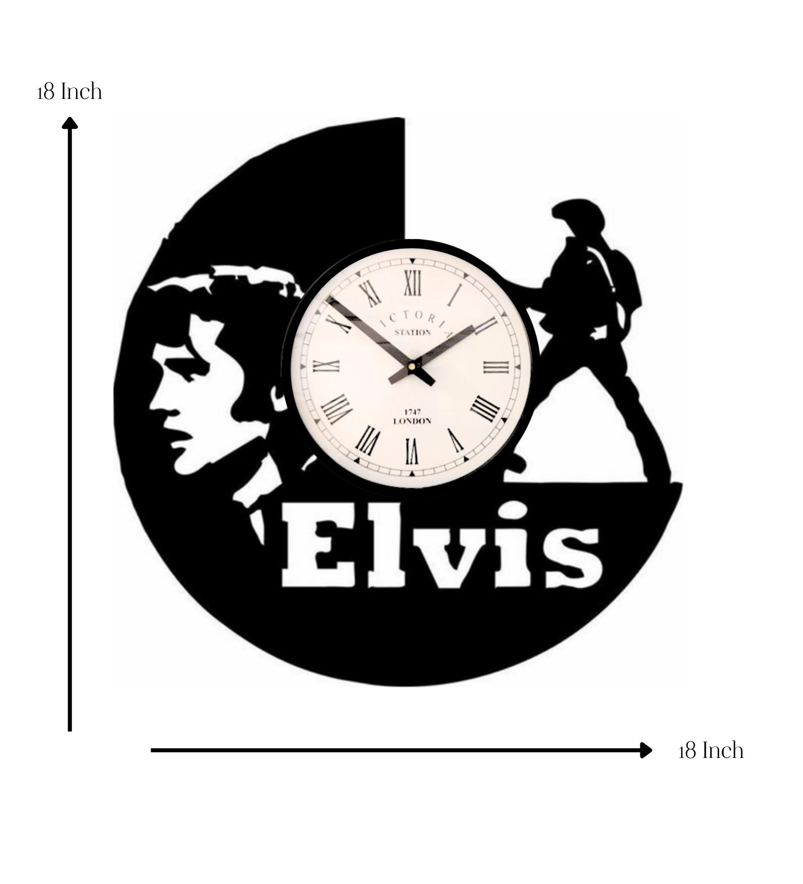 Elvis Presley Wall Clock