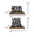 Awaken and Shine Set of 2 Table Décor