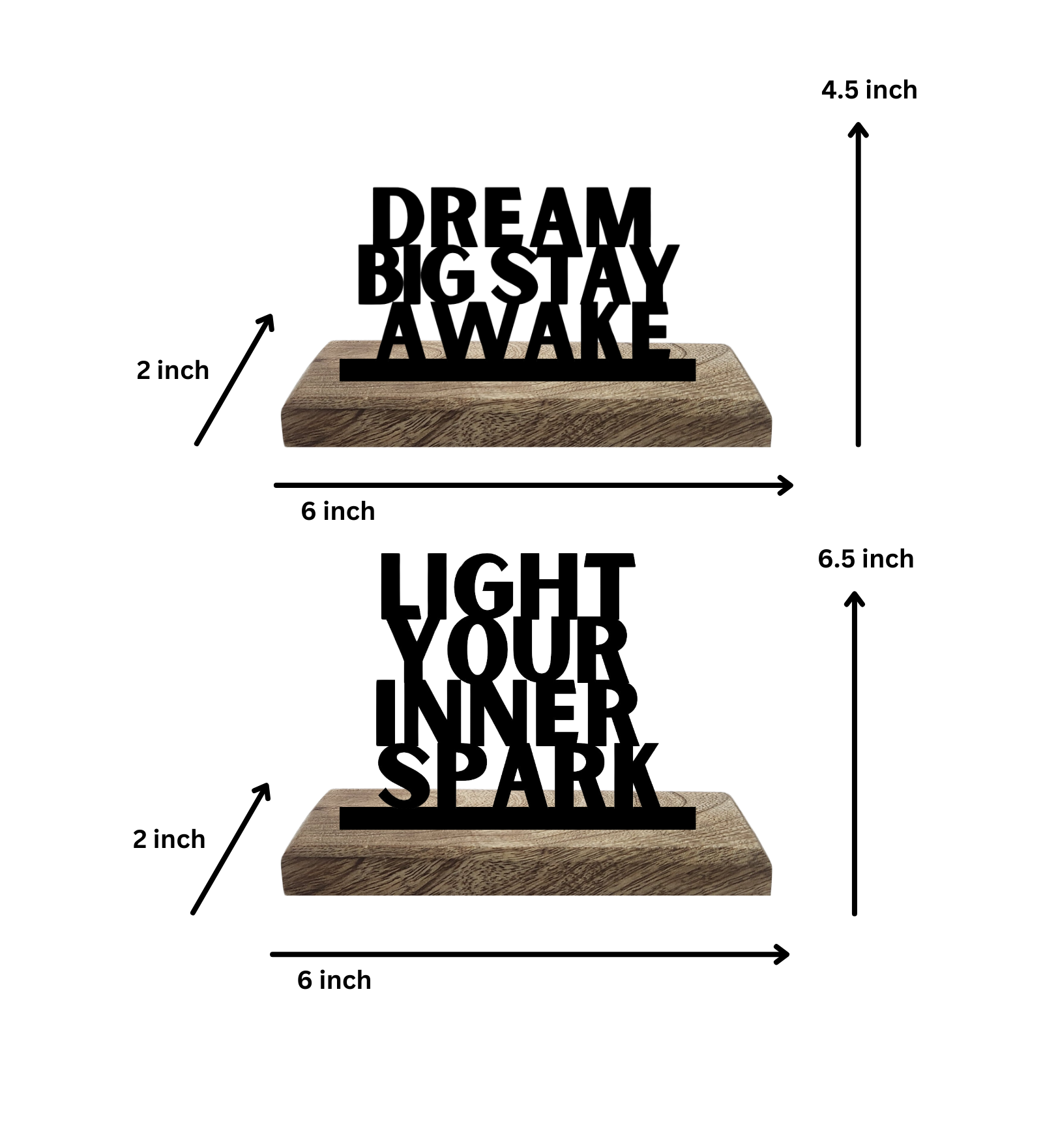 Awaken and Shine Set of 2 Table Décor