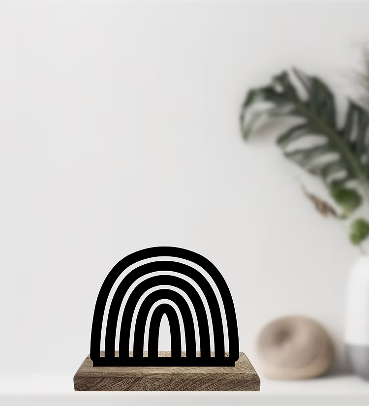 Shimmering Spectrum Set of 2 Table Décor
