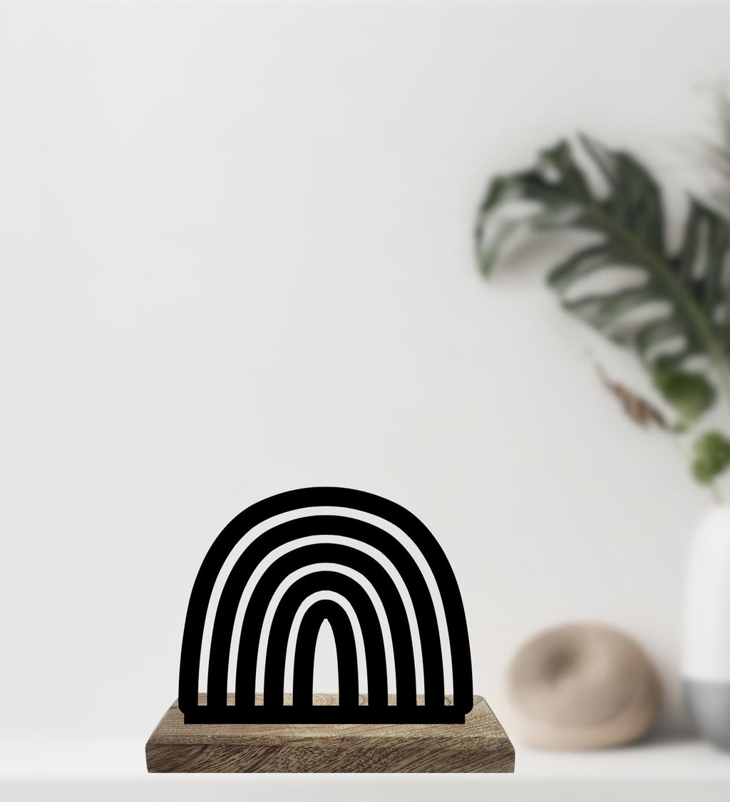 Shimmering Spectrum Set of 2 Table Décor