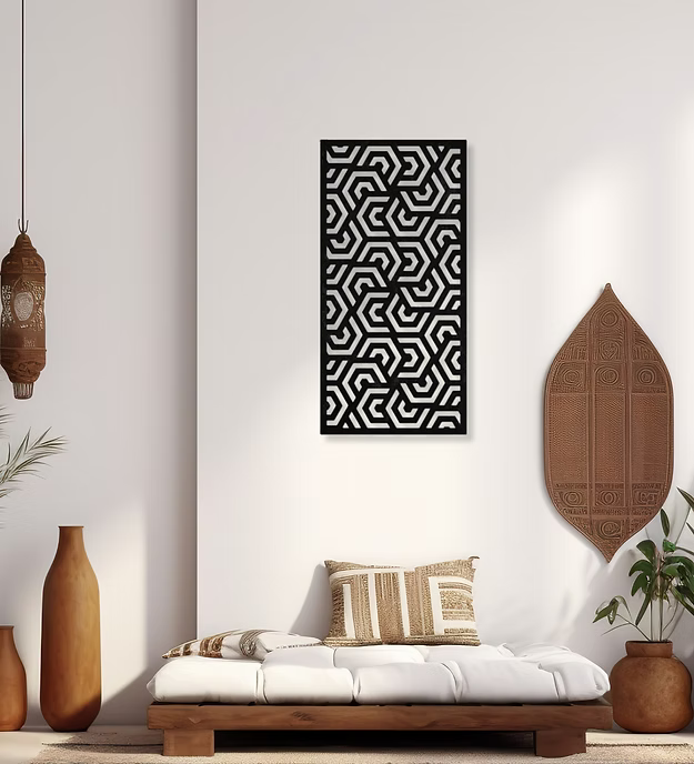 Rectangular Creative Pattern Panel