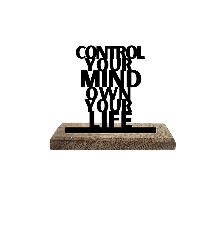 Mind and Mastery Set of 2 Table Décor